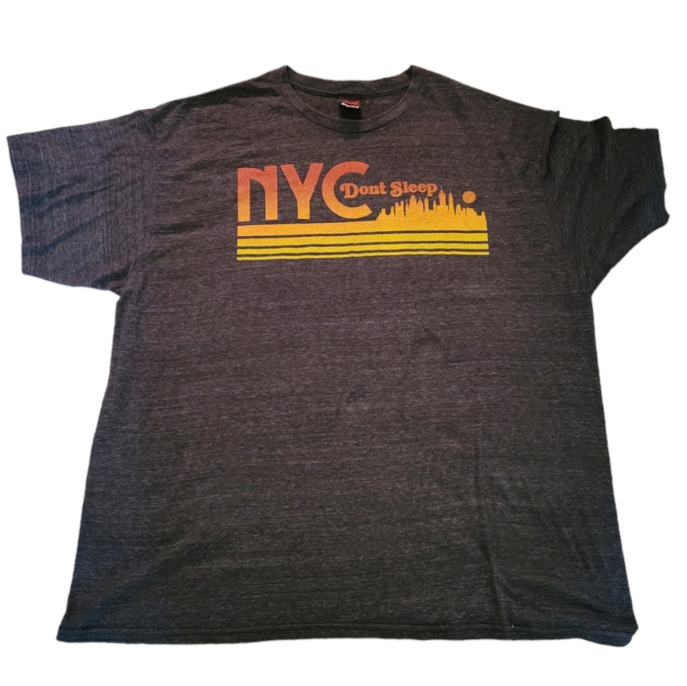 NYC Dont Sleep Graphic T Shirt XXL